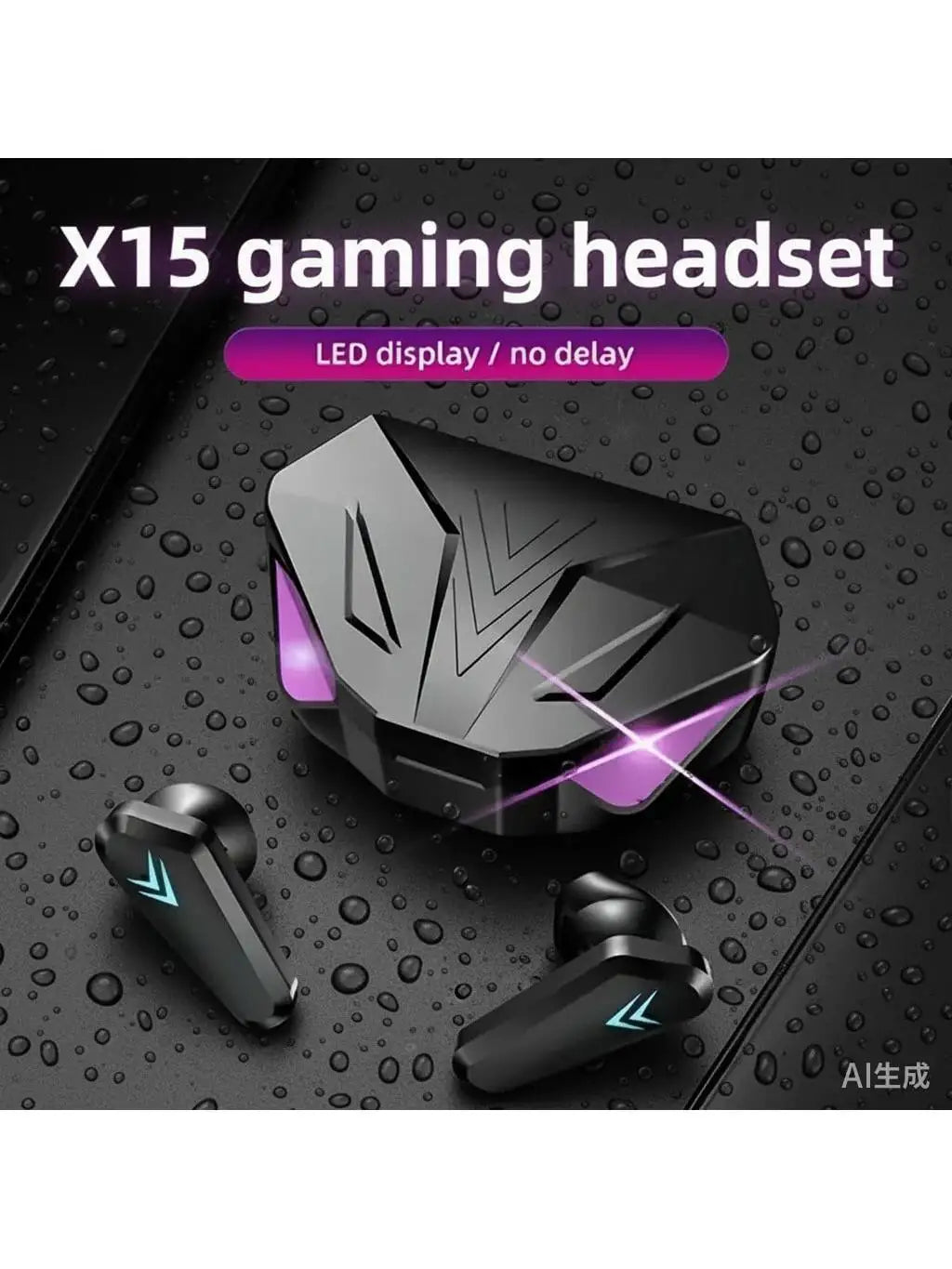 True Wireless Earbuds, Mini Couple In-Ear Headphones, Sports Stereo Bass, HD Call, Gaming, Universal for Android iOS Phones