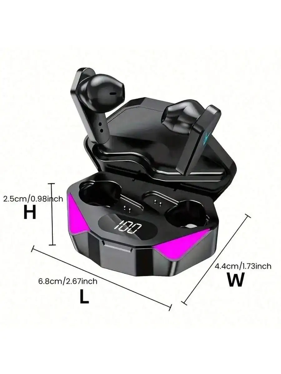 True Wireless Earbuds, Mini Couple In-Ear Headphones, Sports Stereo Bass, HD Call, Gaming, Universal for Android iOS Phones